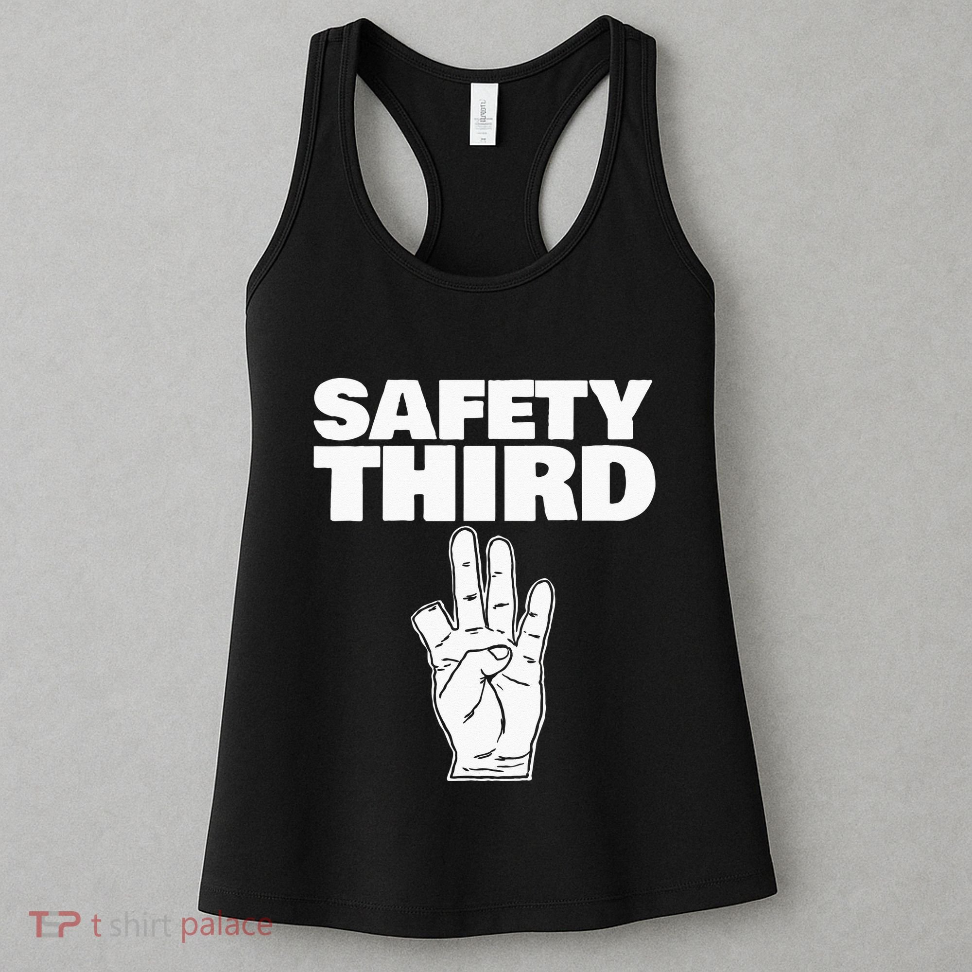 Safety Third Funny Missing Finger Safety Third Women's Tank Top