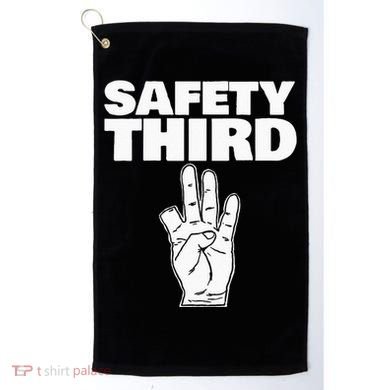 Safety Third Funny Missing Finger Safety Third Golf Towel