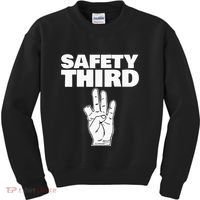 Safety Third Funny Missing Finger Safety Third Kids Sweatshirt thumb 0