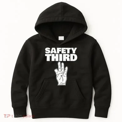 Safety Third Funny Missing Finger Safety Third Kids Hoodie