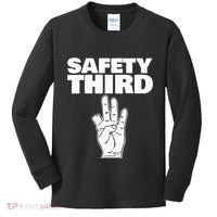Safety Third Funny Missing Finger Safety Third Kids Long Sleeve Shirt thumb 0