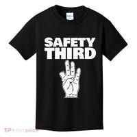 Safety Third Funny Missing Finger Safety Third Kids T-Shirt thumb 0