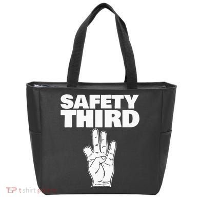 Safety Third Funny Missing Finger Safety Third Tote Bag