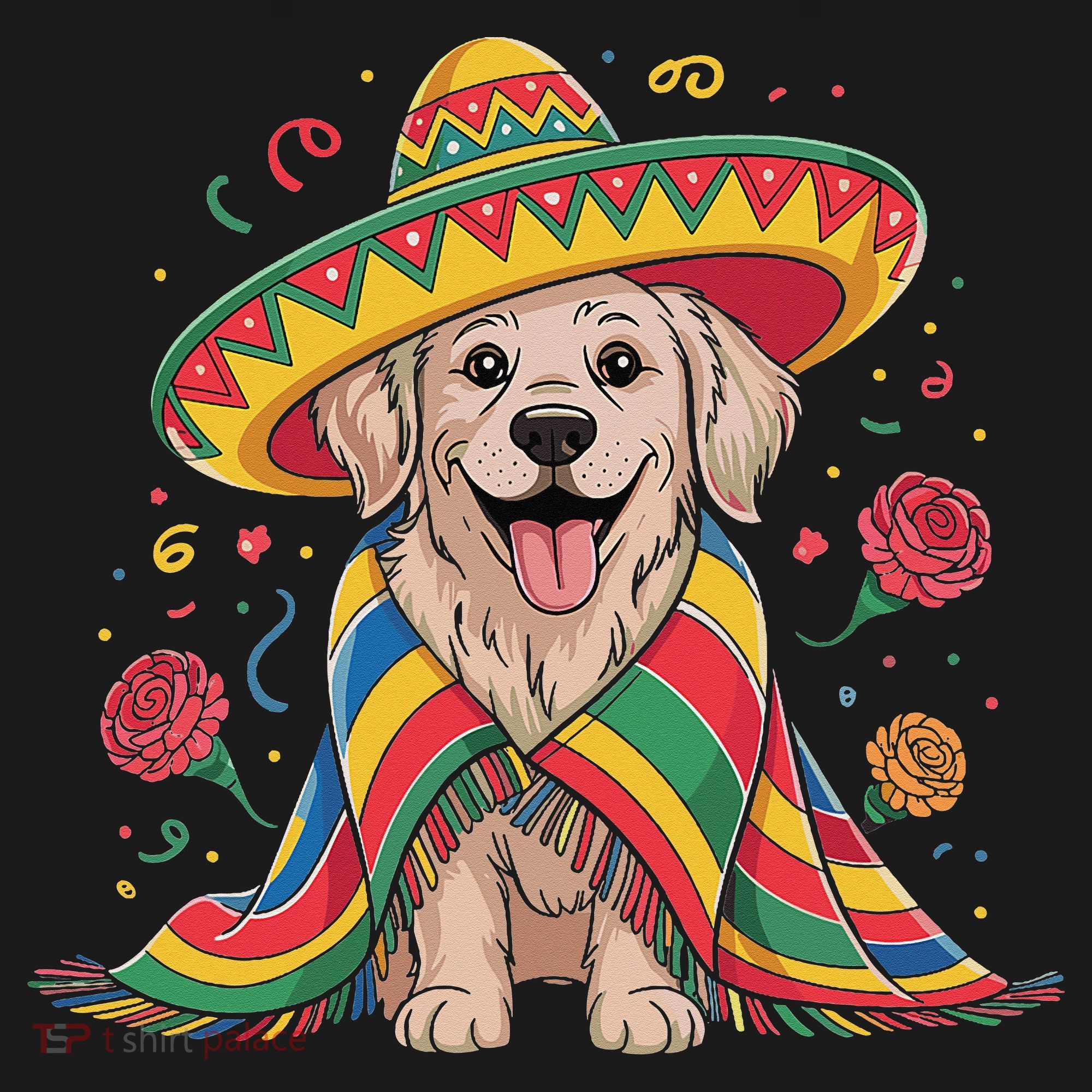 Sombrero Tacos Fiesta Pup Dog Lover Cinco De Mayo Funny Women's Tank Top