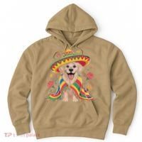 Sombrero Tacos Fiesta Pup Dog Lover Cinco De Mayo Funny Hoodie thumb 0