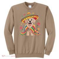 Sombrero Tacos Fiesta Pup Dog Lover Cinco De Mayo Funny Sweatshirt thumb 0