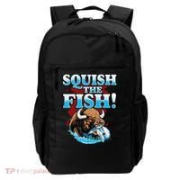 SQUISH THE FISH bison eating dolphin food chain fantasy Backpack thumb 0
