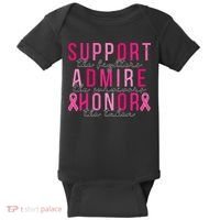 Support The Fighters Admire The Survivors Honor The Taken Baby Bodysuit thumb 0
