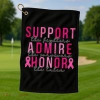 Support The Fighters Admire The Survivors Honor The Taken Golf Towel thumb 1