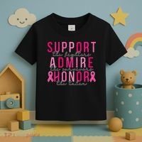 Support The Fighters Admire The Survivors Honor The Taken Toddler T-Shirt thumb 3