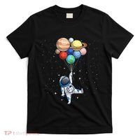 Space Themed For Women Outer Space Moon Galaxy Astronaut T-Shirt thumb 0