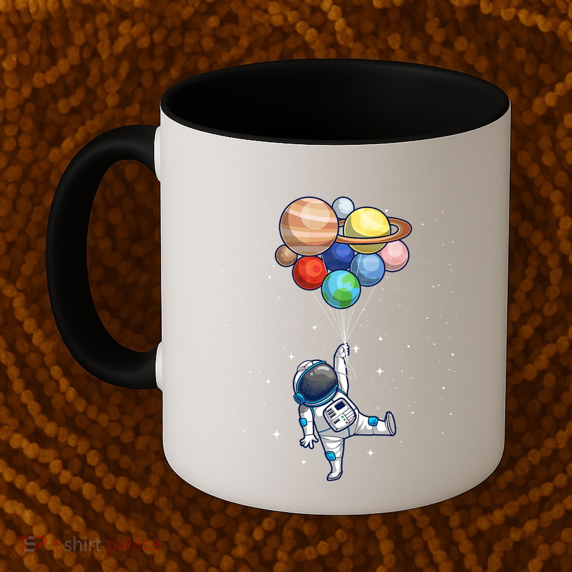 Space Themed For Women Outer Space Moon Galaxy Astronaut Coffee Mug