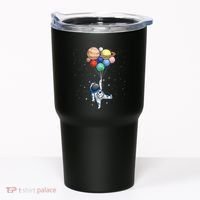 Space Themed For Women Outer Space Moon Galaxy Astronaut Tumbler thumb 0