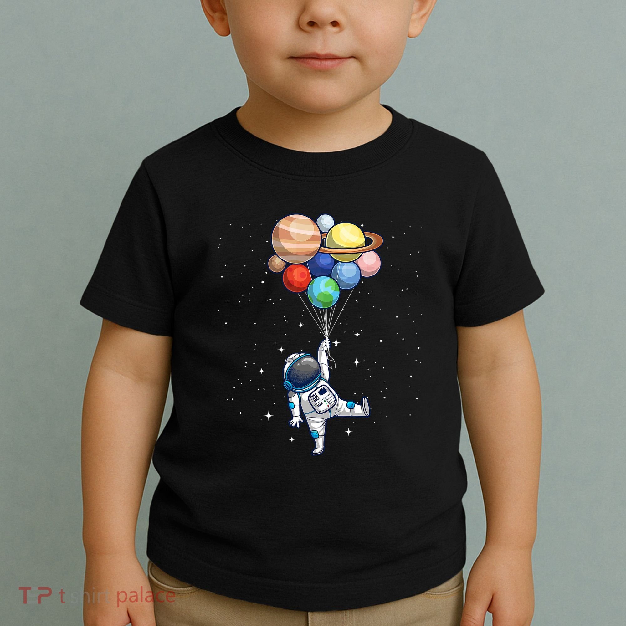 Space Themed For Women Outer Space Moon Galaxy Astronaut Toddler T-Shirt