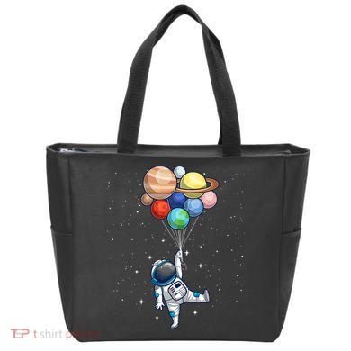 Space Themed For Women Outer Space Moon Galaxy Astronaut Tote Bag