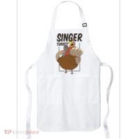 Singer Turkey Funny Thanksgiving Apron thumb 0