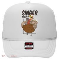 Singer Turkey Funny Thanksgiving Hat thumb 0
