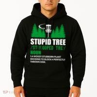 Stupid Tree Funny Disk Golf Definition Golfing Hoodie thumb 2