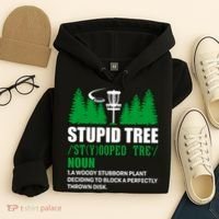 Stupid Tree Funny Disk Golf Definition Golfing Hoodie thumb 4