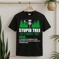 Stupid Tree Funny Disk Golf Definition Golfing T-Shirt thumb 2