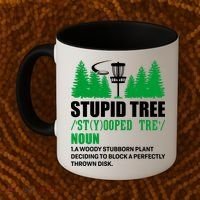 Stupid Tree Funny Disk Golf Definition Golfing Coffee Mug thumb 2
