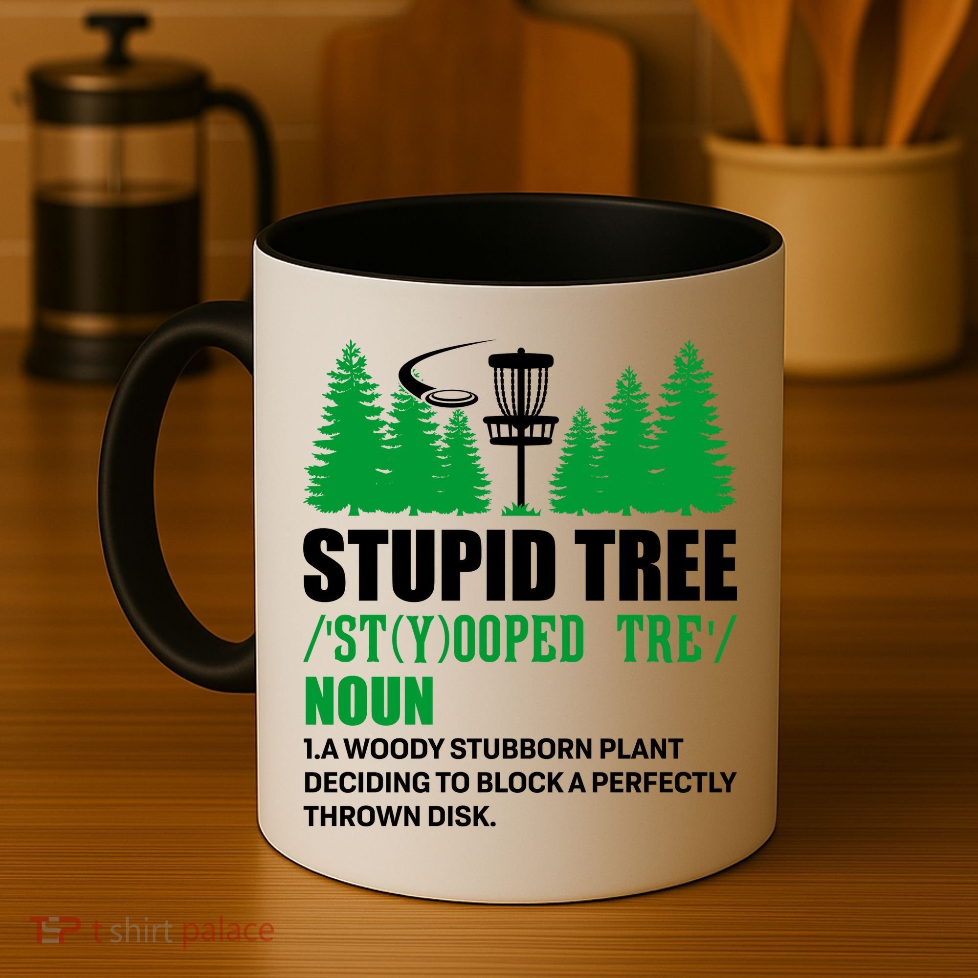 Stupid Tree Funny Disk Golf Definition Golfing Coffee Mug