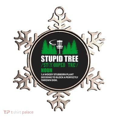 Stupid Tree Funny Disk Golf Definition Golfing Ornament