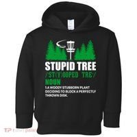 Stupid Tree Funny Disk Golf Definition Golfing Toddler Hoodie thumb 0