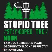 Stupid Tree Funny Disk Golf Definition Golfing Golf Towel thumb 3