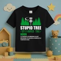 Stupid Tree Funny Disk Golf Definition Golfing Toddler T-Shirt thumb 3