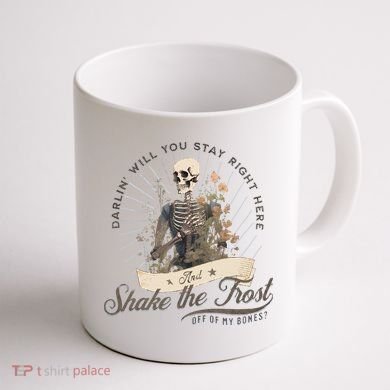 Shake The Frost Country Music Coffee Mug back