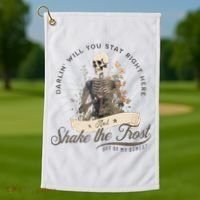 Shake The Frost Country Music Golf Towel thumb 1