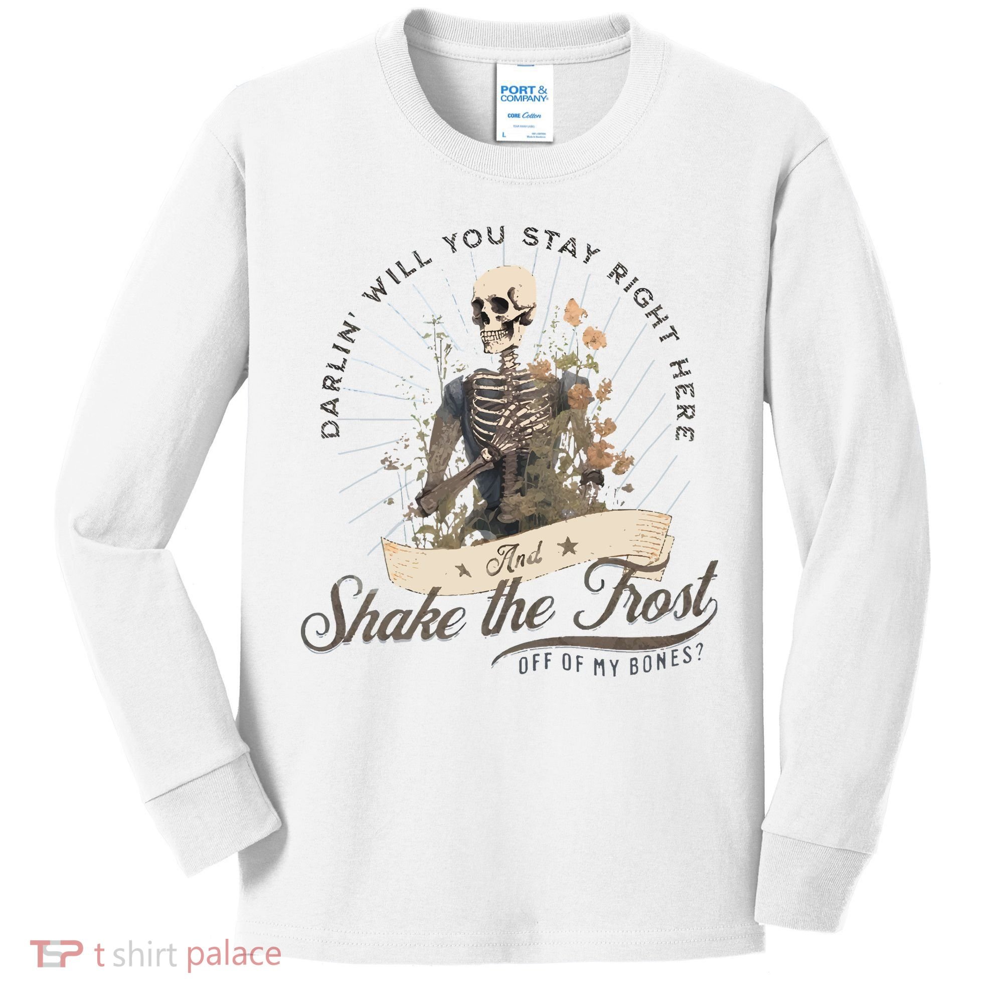 Shake The Frost Country Music Kids Long Sleeve Shirt