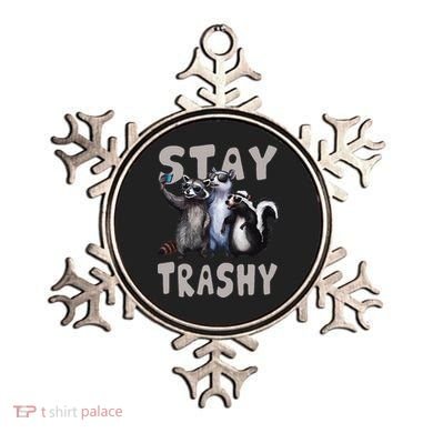 Stay Trashy Funny Raccoon Opossum Skunk Ornament