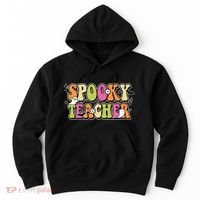 Spooky Teacher Festive Halloween Cute Hoodie thumb 0