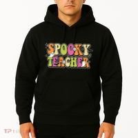 Spooky Teacher Festive Halloween Cute Hoodie thumb 2