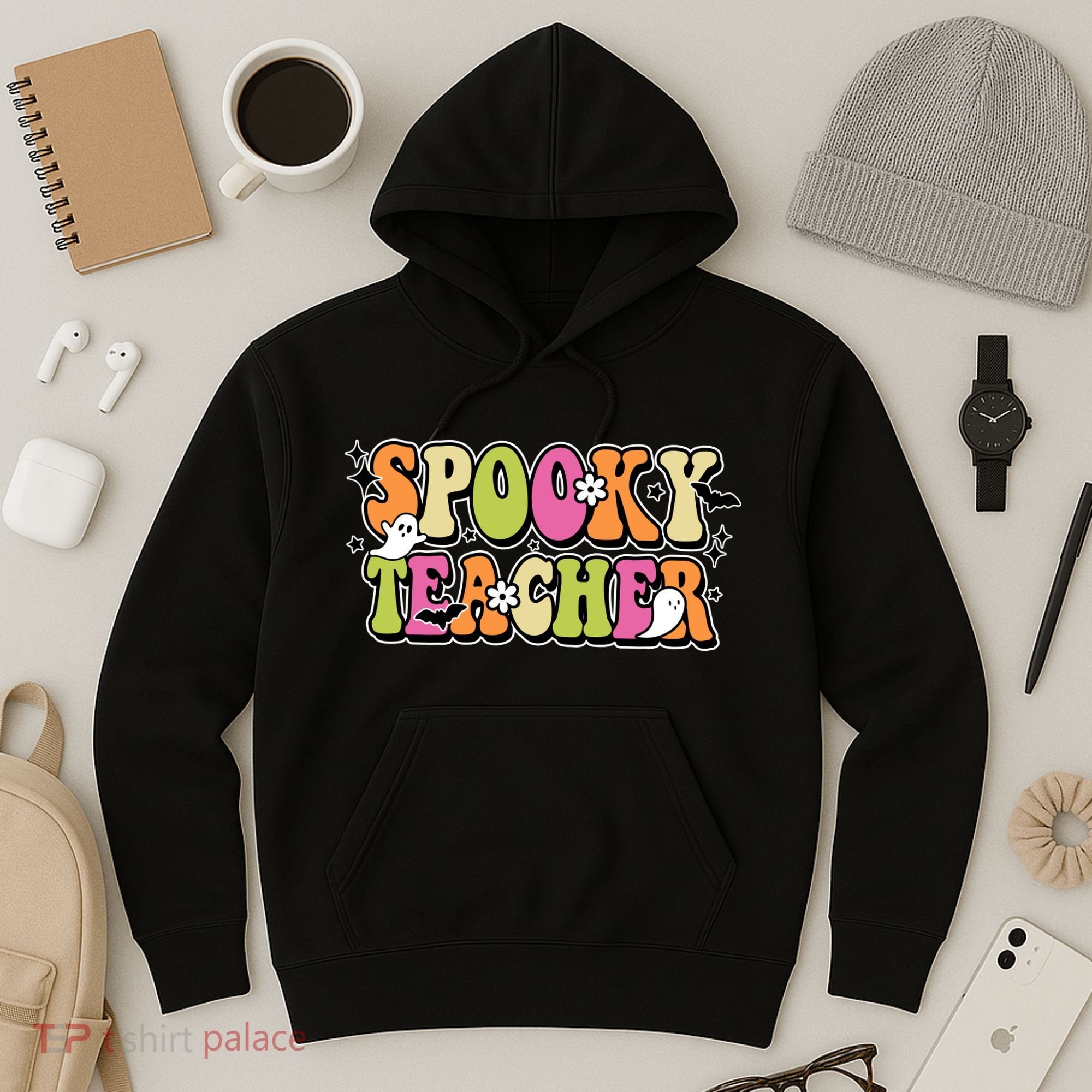 Spooky Teacher Festive Halloween Cute Hoodie