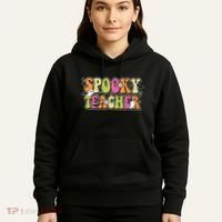 Spooky Teacher Festive Halloween Cute Hoodie thumb 5
