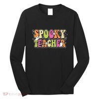 Spooky Teacher Festive Halloween Cute Long Sleeve Shirt thumb 0