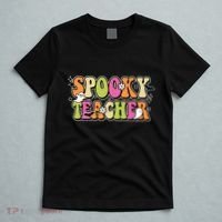Spooky Teacher Festive Halloween Cute T-Shirt thumb 5