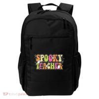 Spooky Teacher Festive Halloween Cute Backpack thumb 0
