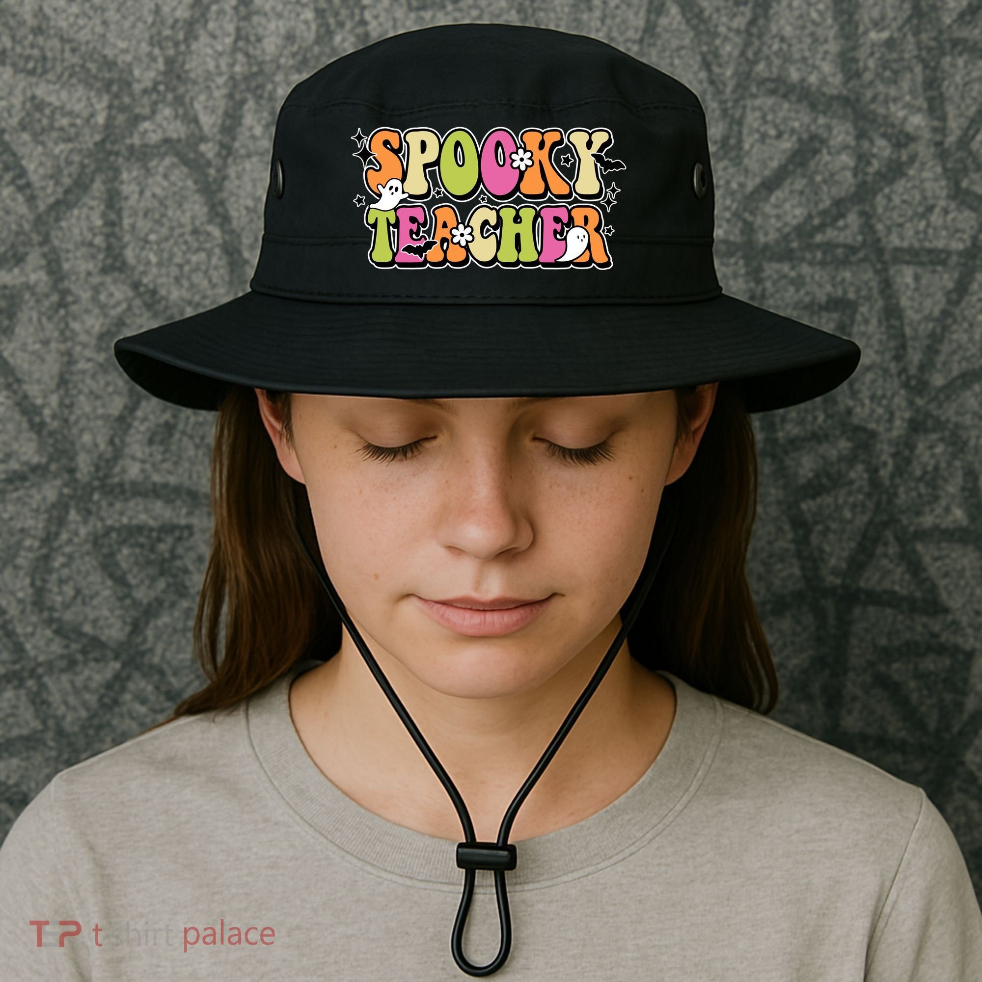 Spooky Teacher Festive Halloween Cute Bucket Hat