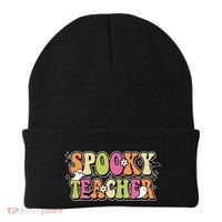 Spooky Teacher Festive Halloween Cute Beanie thumb 0