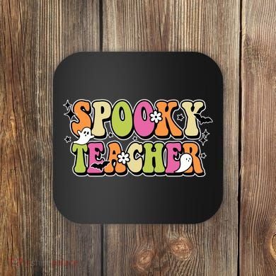 Spooky Teacher Festive Halloween Cute Coaster