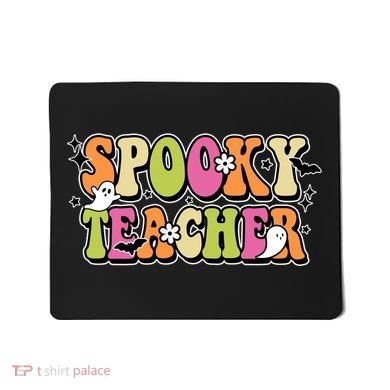 Spooky Teacher Festive Halloween Cute Mousepad