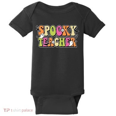 Spooky Teacher Festive Halloween Cute Baby Bodysuit
