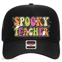 Spooky Teacher Festive Halloween Cute Hat thumb 0