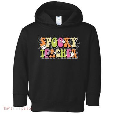 Spooky Teacher Festive Halloween Cute Toddler Hoodie