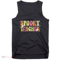 Spooky Teacher Festive Halloween Cute Tank Top thumb 0