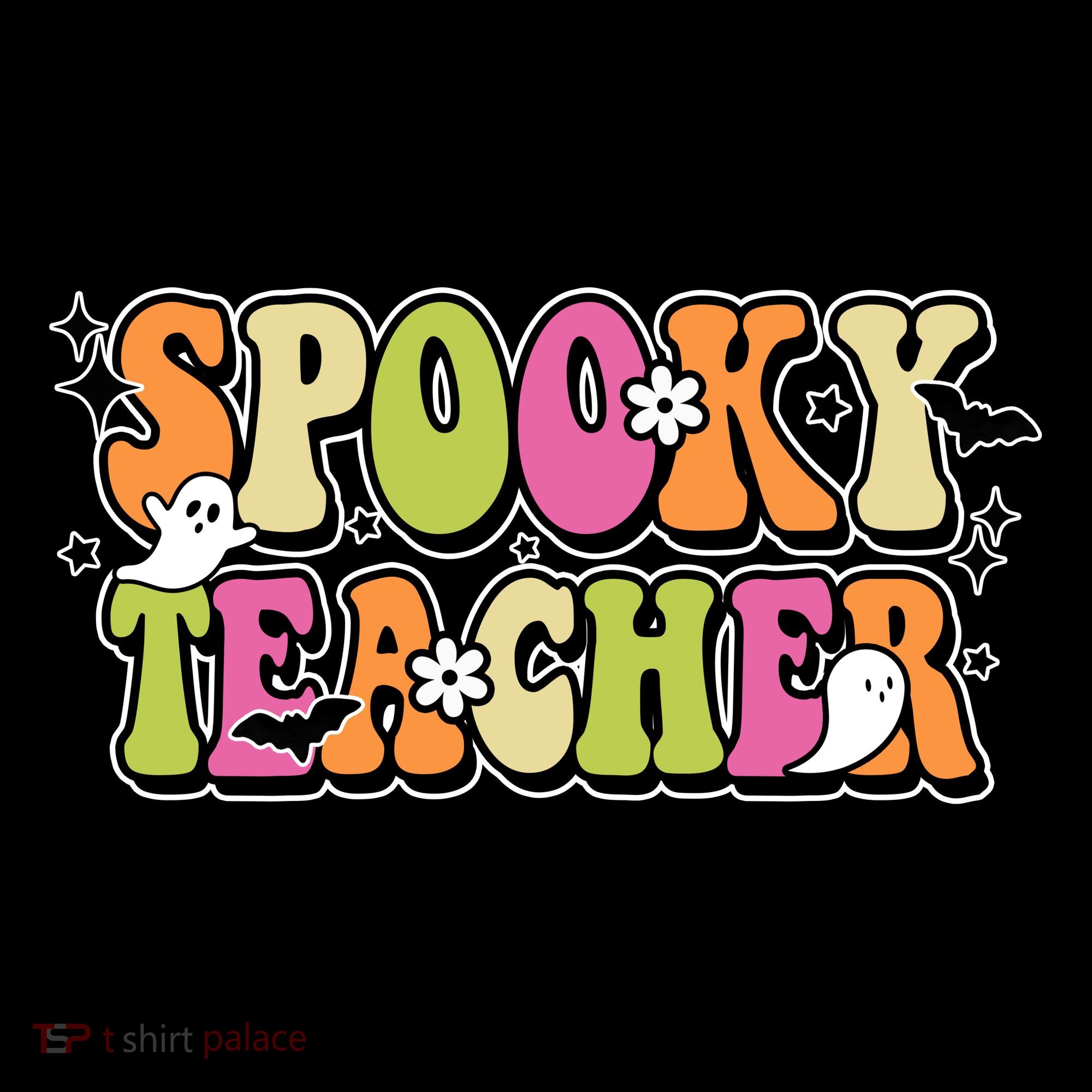 Spooky Teacher Festive Halloween Cute Tank Top